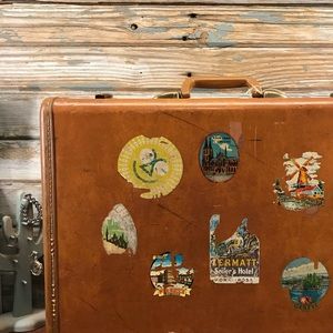 Vintage 70s suitcase/briefcase